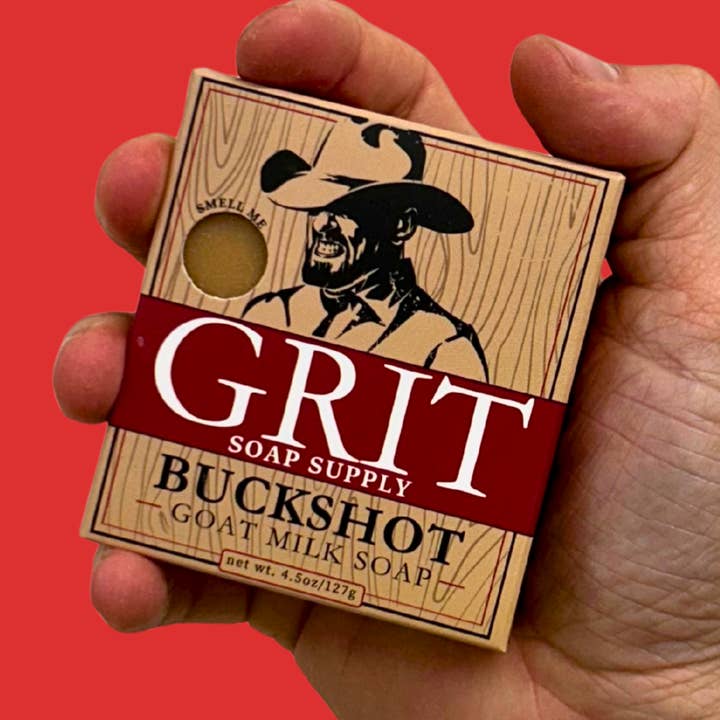 Sabonete Buckshot Goat Milk Bar por atacado de GRIT Soap Supply