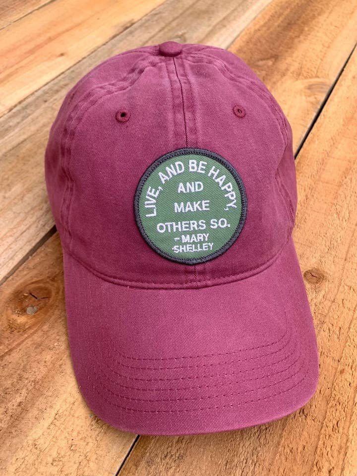 Live and Be Happy Dad Cap for wholesale by Soul Honey