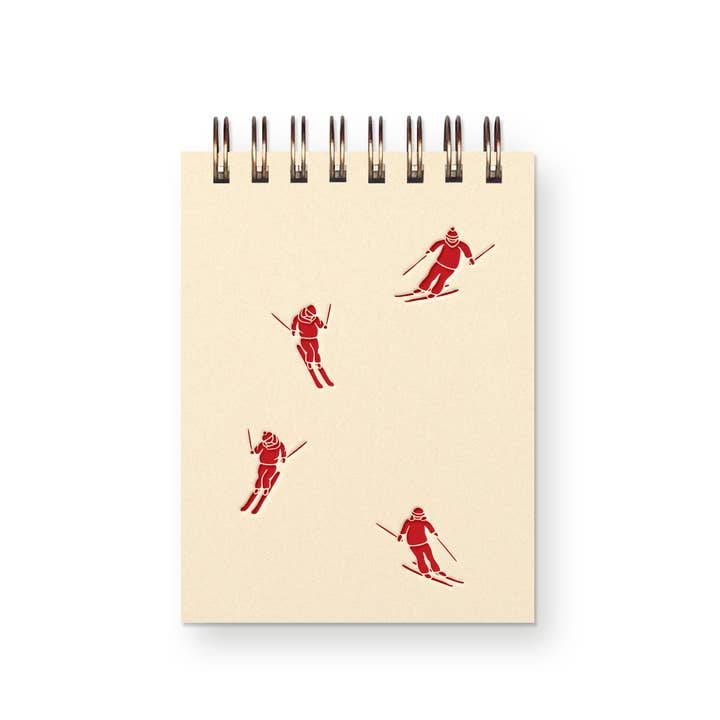 Ski Holiday Mini Jotter Notebook for wholesale by Ruff House Print Shop