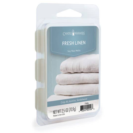 Candle Warmers® Classic duftlys med frisk linned, 70 g voks for engroshandel hos Candle Warmers Etc. Duftlampen & Kerzen