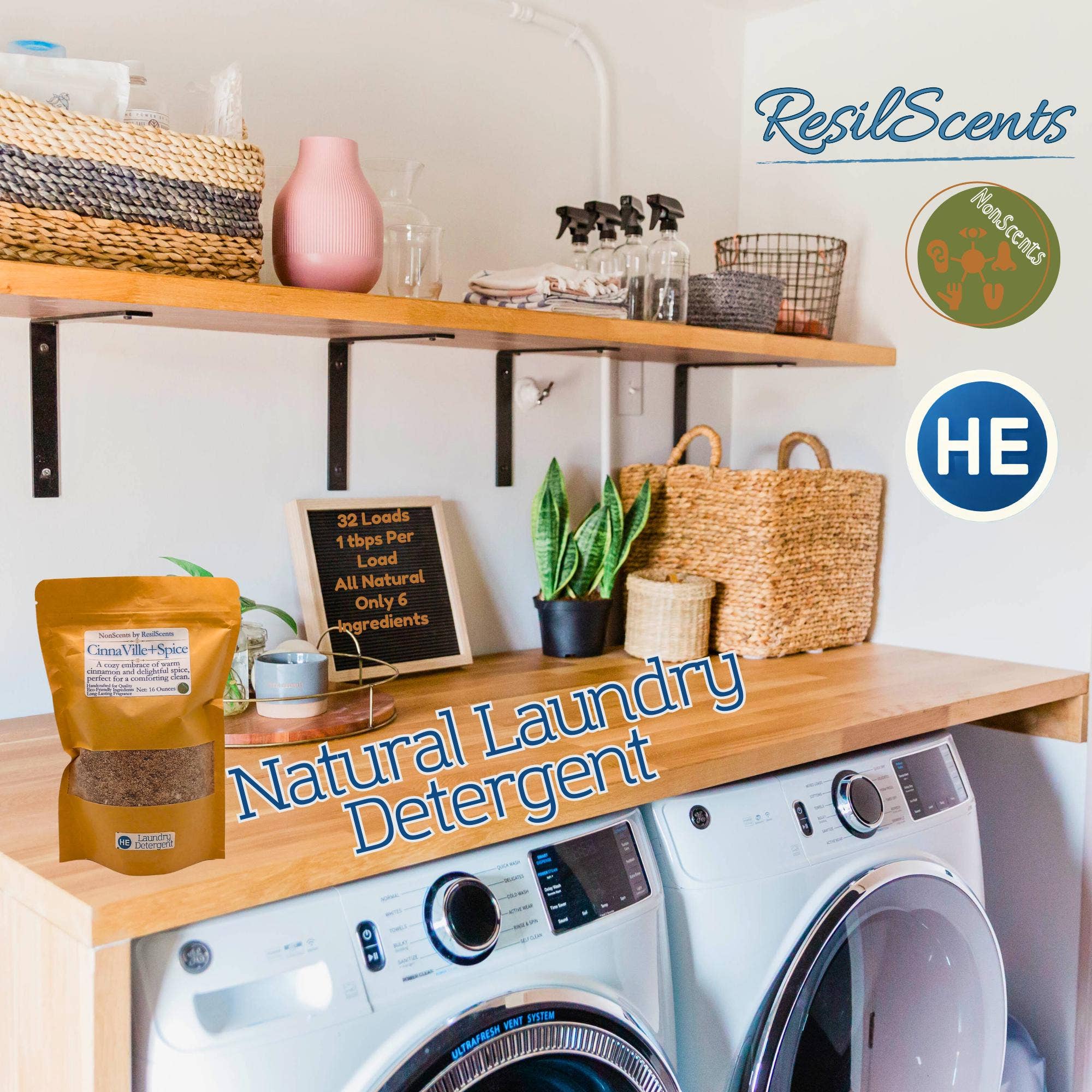 ResilScents WholeSale – Großhandel Waschpulver/-kapseln – Calm Waters All-Natural Waschmittel3