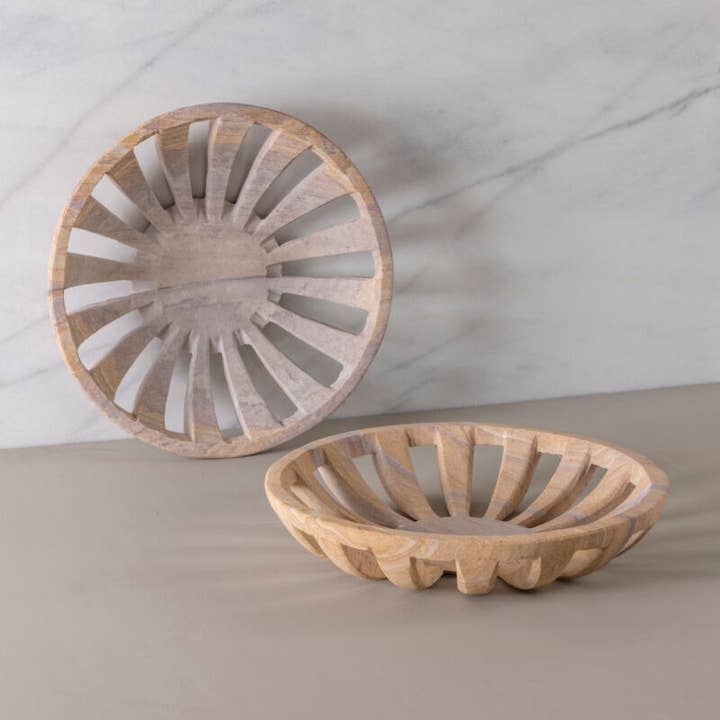 Be Home - Wholesale Decorative Plate/Dish/Bowl - Rainbow Sandstone Bowl