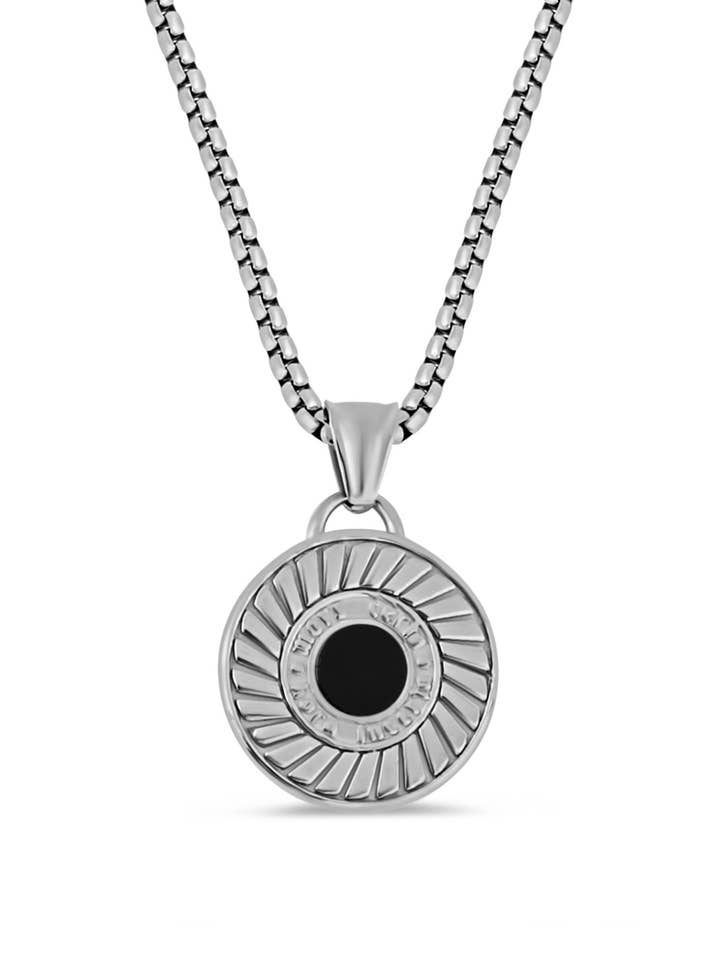 Mortis Pendant / Necklace Silver 70 cm for wholesale by Blackskies