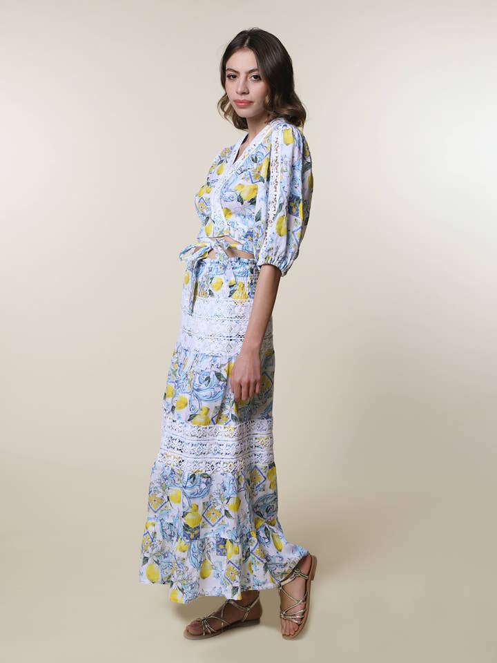 TOP AZZURRA for wholesale by Queen Moda