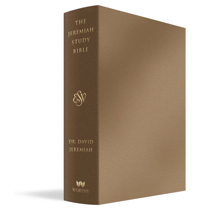 The Jeremiah Study Bible, ESV, Bronze LeatherLuxe for wholesale by Hachette Book Group