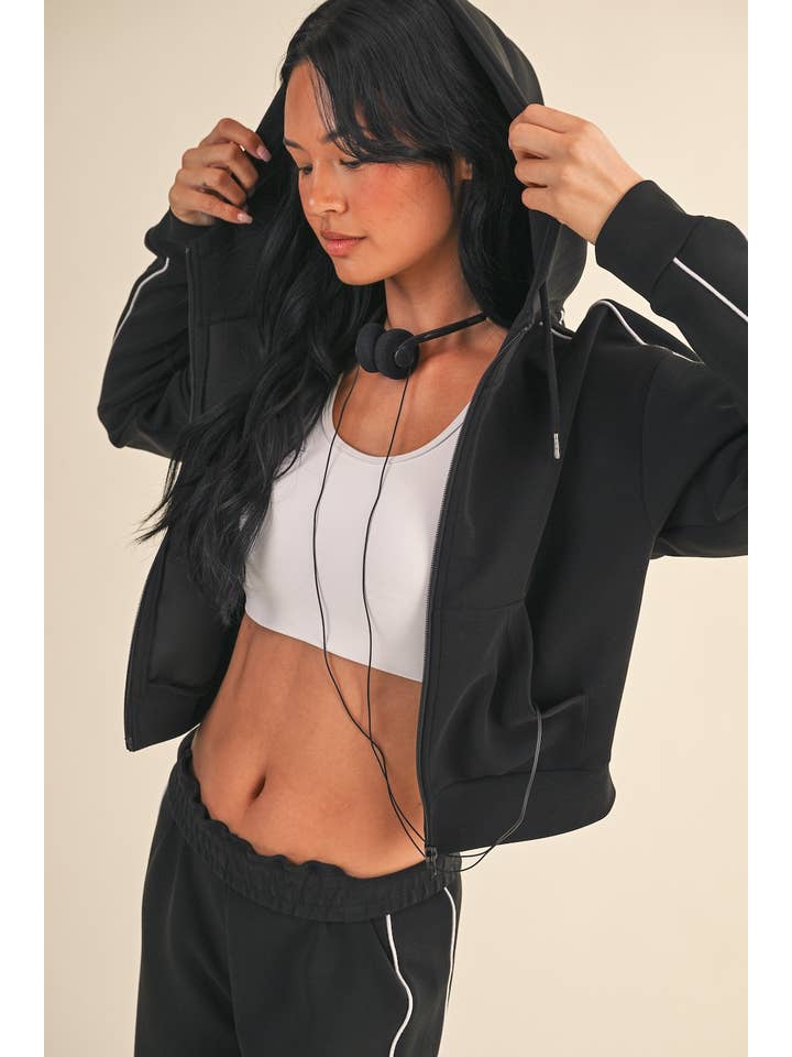 KIMBERLY C – Großhandel Sportjacke – Damen – Superweiche Air-Scuba-Kapuzenjacke mit Reißverschluss und Paspelierung19