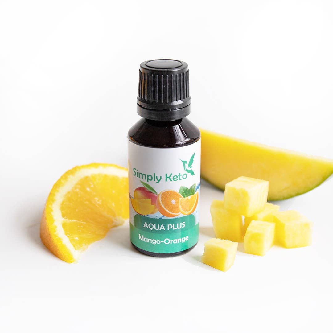 Simply Keto – Água aromatizada/com sabor (não gaseificada) por atacado – Simply Keto Aqua Plus sabor manga e laranja1