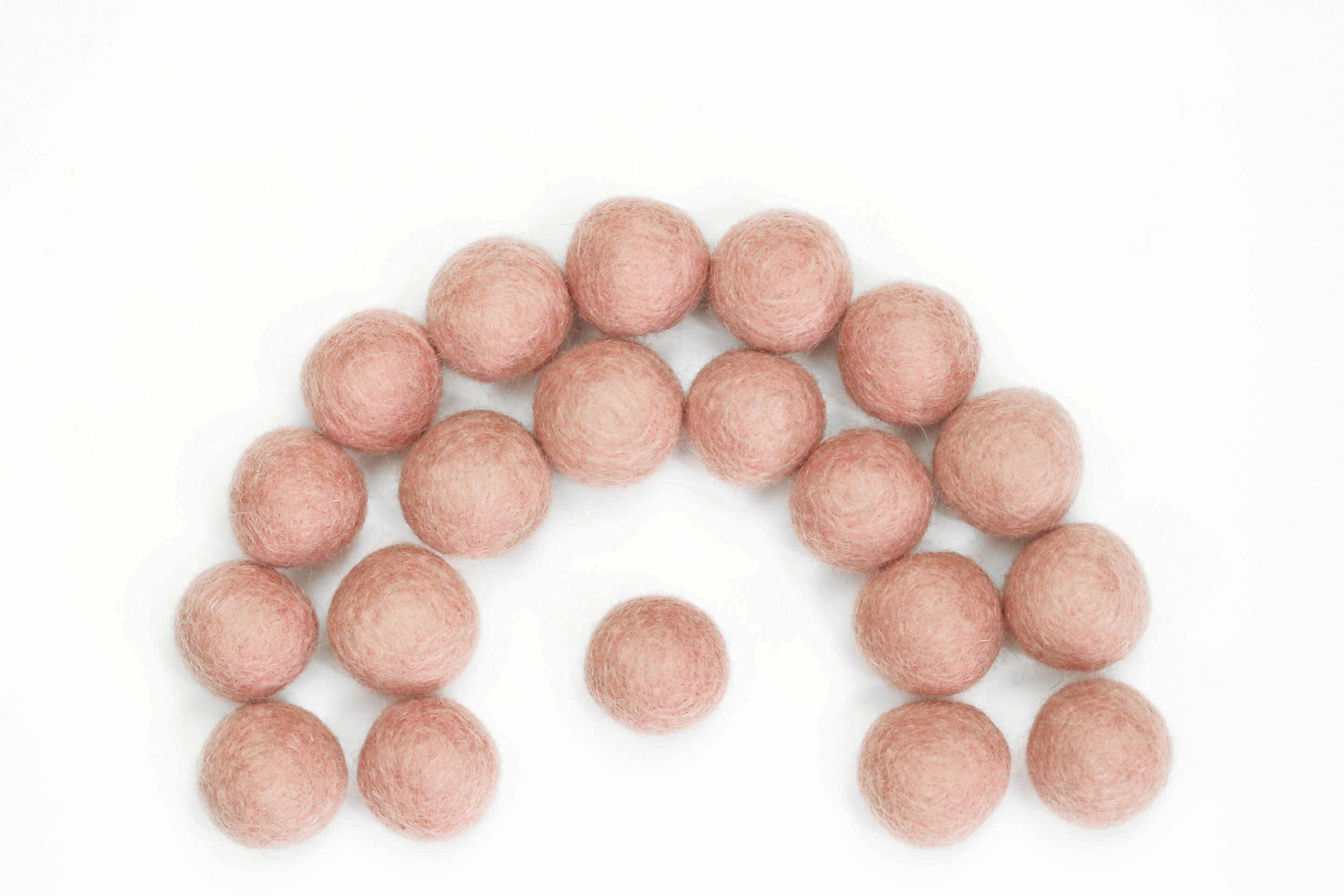 The Felt Pod - Wholesale Craft Supplies - 2.5 cm Felt Balls 100 Pieces -for DIY Garland Wool Beads32