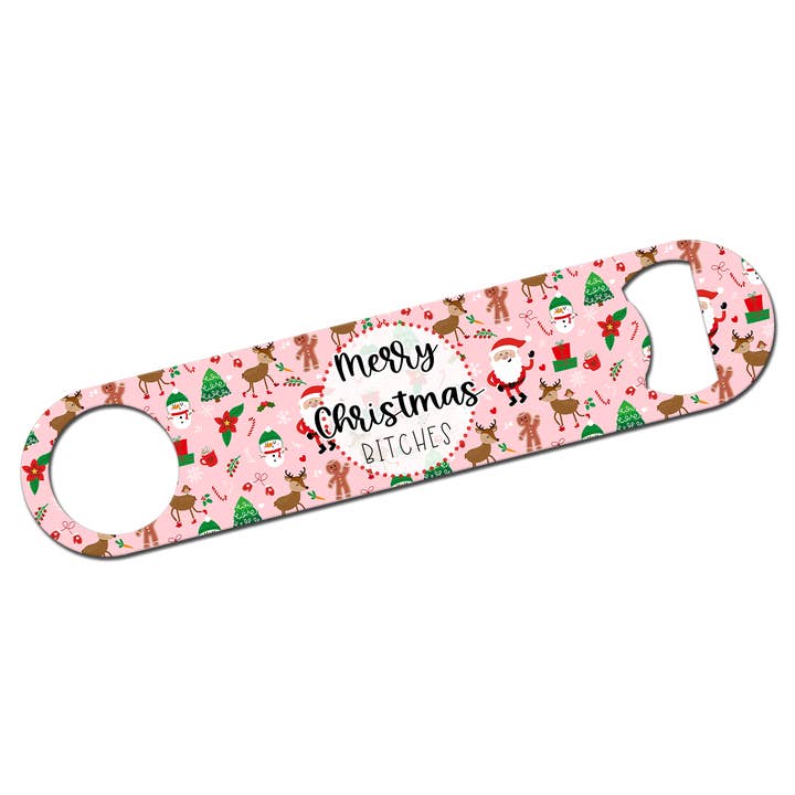 Merry Christmas Bitches Bottle Opener for wholesale by tcbco