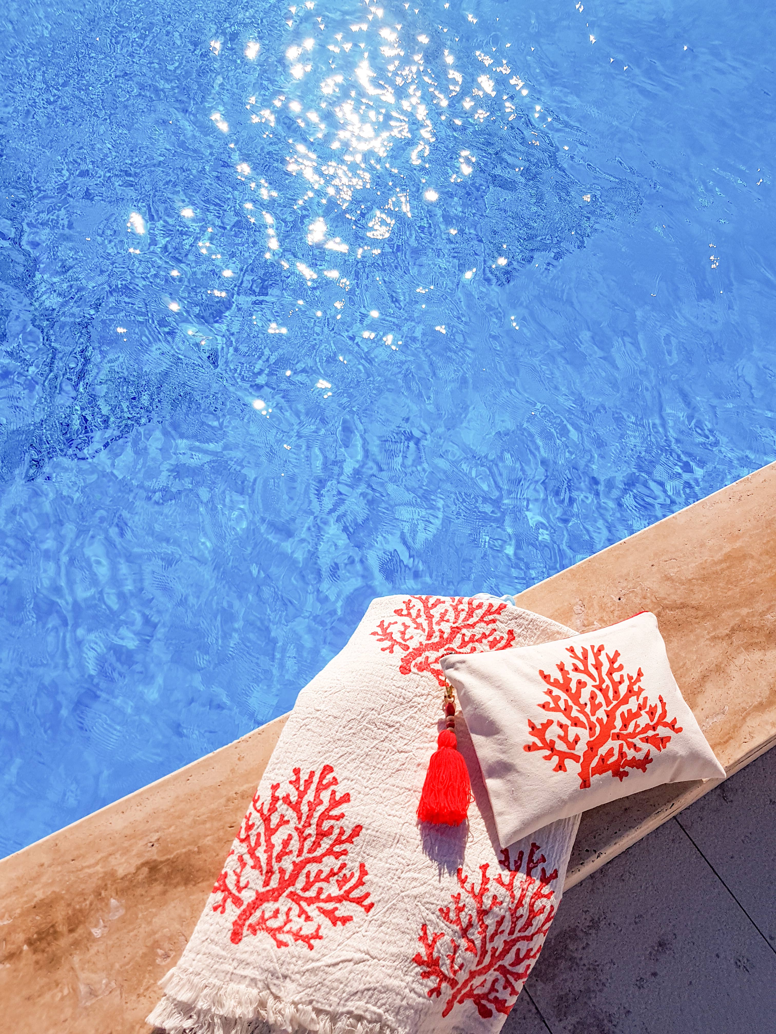 Moa - Wholesale Beach Towel - Coral Reef Turkish Beach Towel2