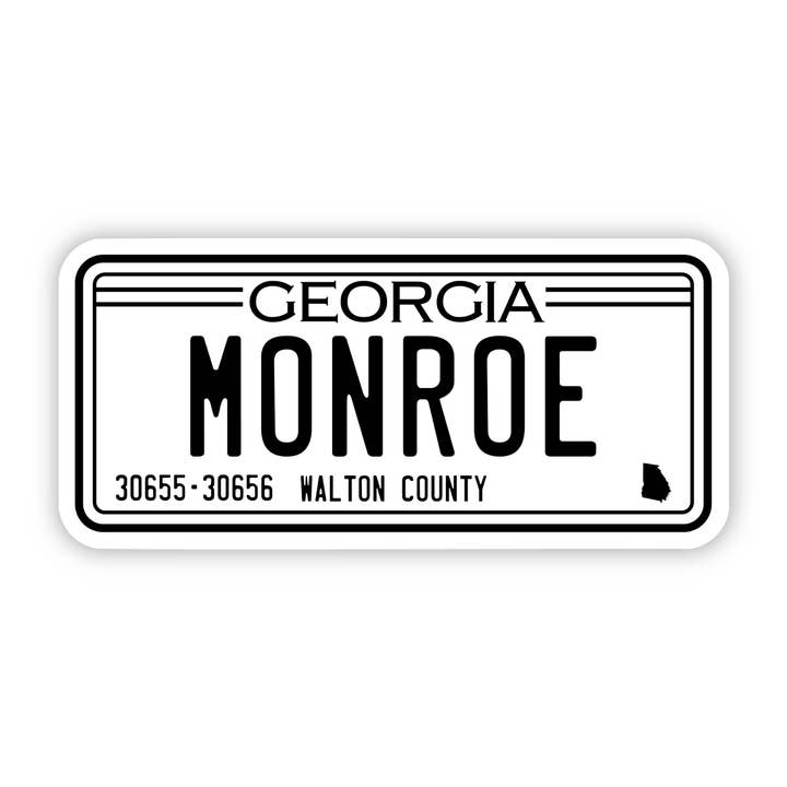 Big Moods - Wholesale Sticker - Monroe, Ga License Plate Sticker