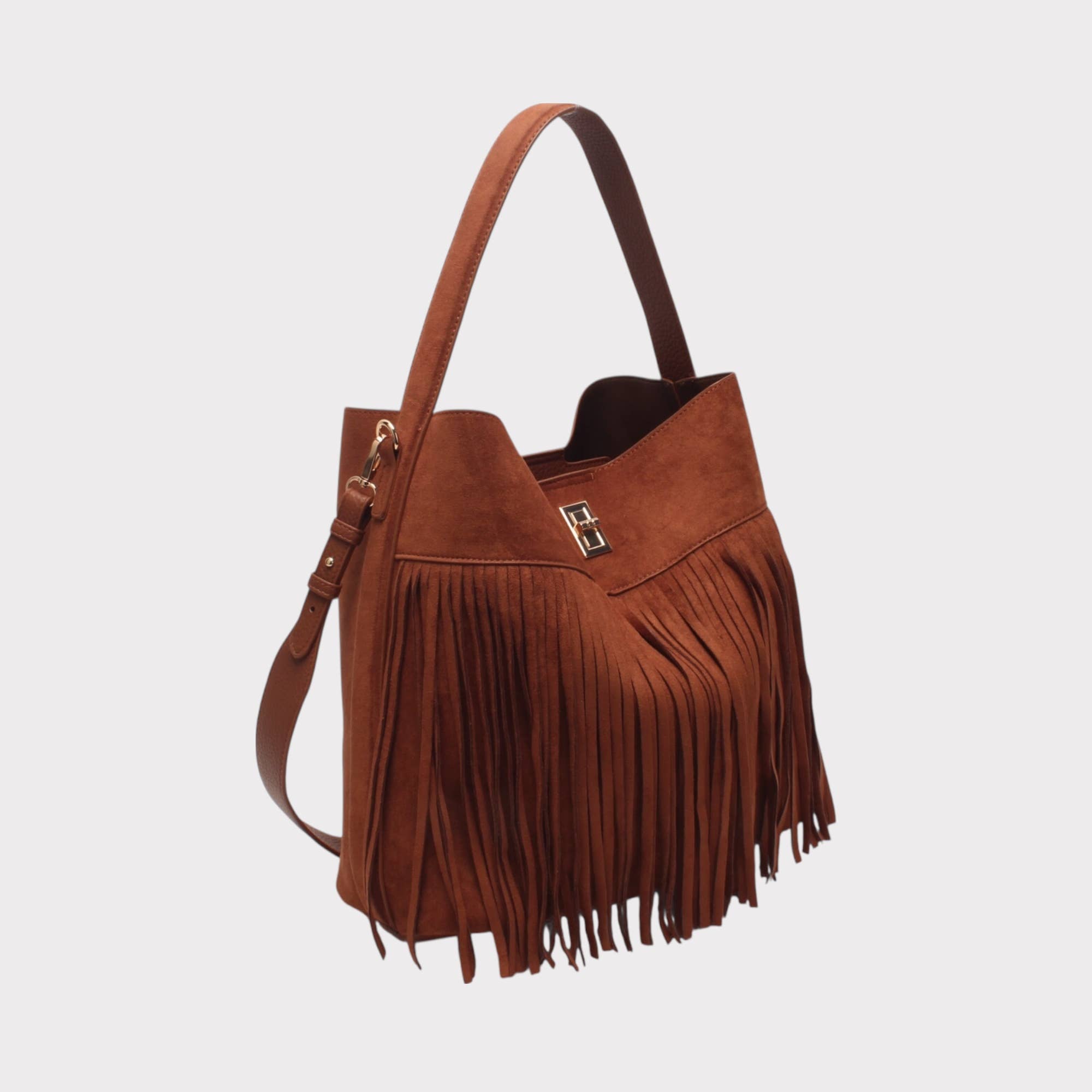 Frangia Tracolla Frange Borsa Nera Con Frange Da Donna Ragazza A