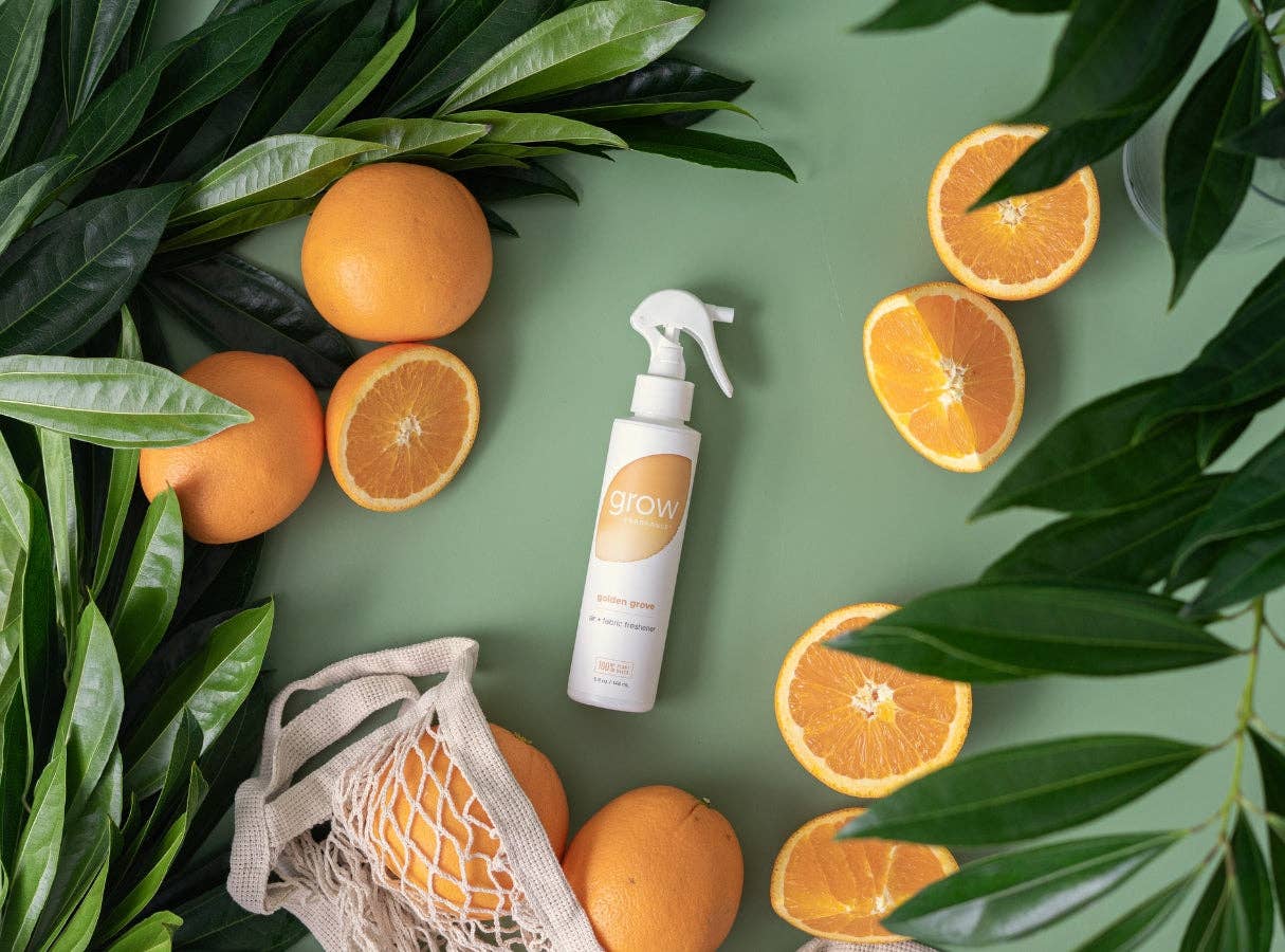 Grow Fragrance - Wholesale Air Freshener - Golden Grove Air + Fabric Spray1