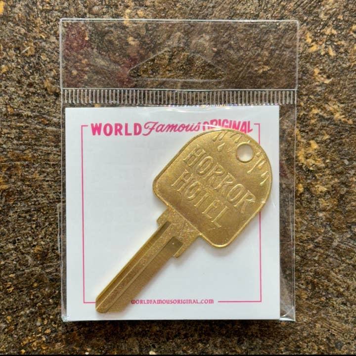 World Famous Original - Wholesale Keychain – Unisex - Horror Hotel - Blank Key1