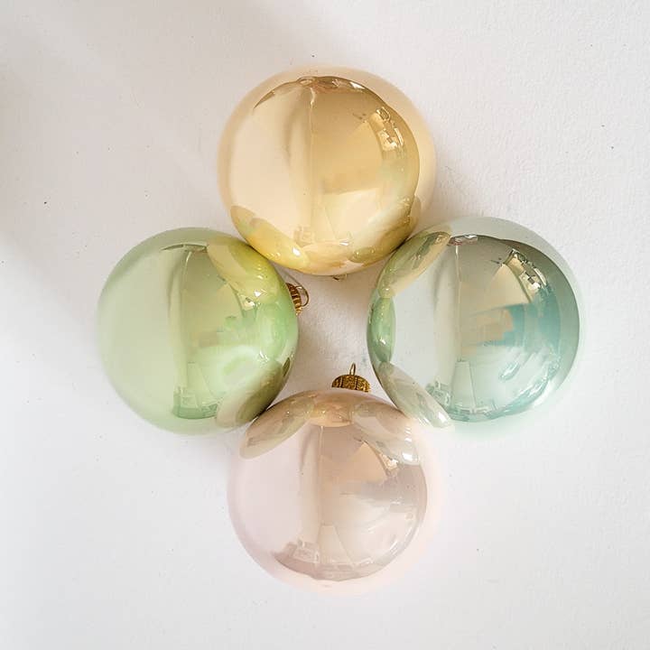 Hollymoods - Wholesale Ornament set - Pastel Joy - set of four Christmas baubles3