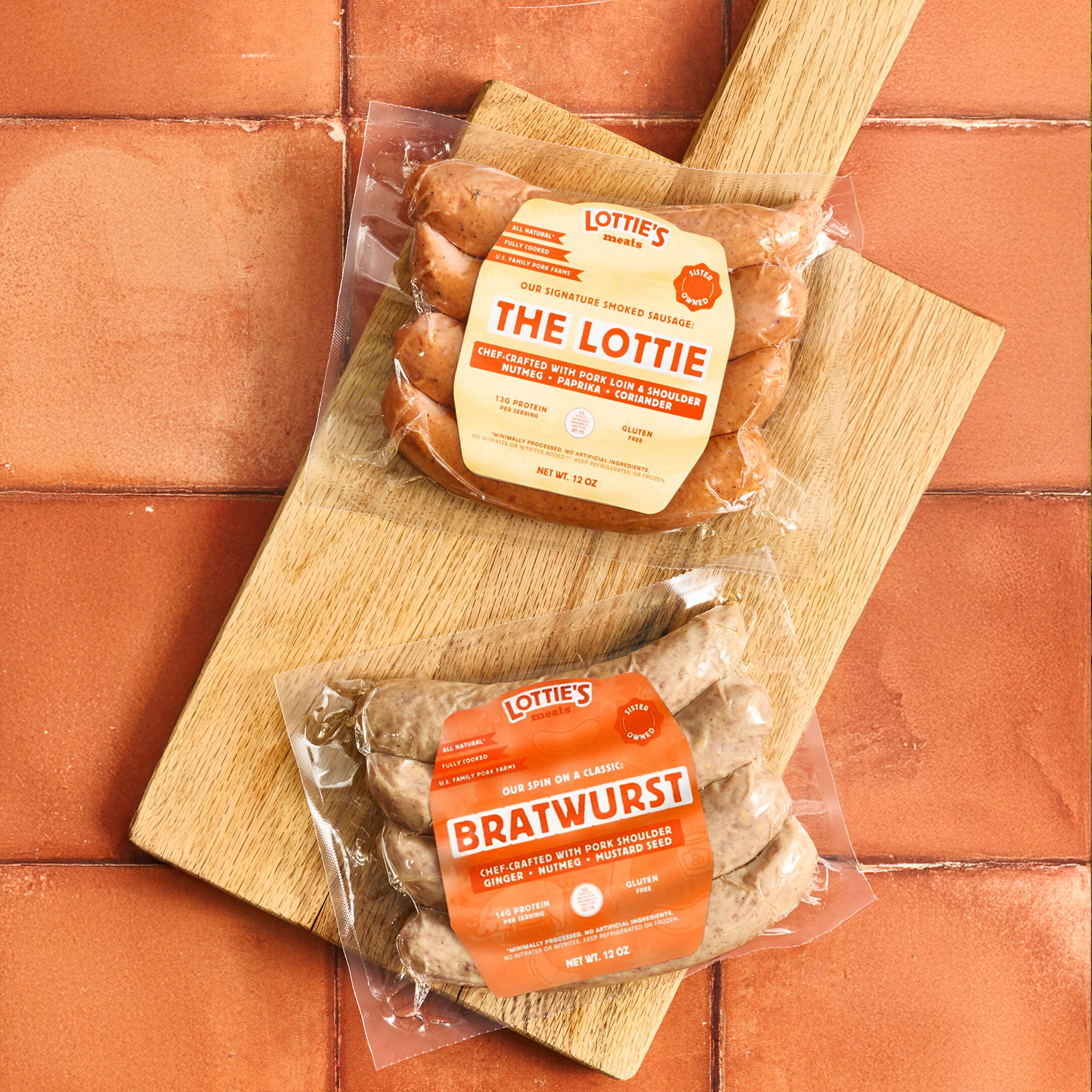 Lottie's Meats - Wholesale Sausage - The Bratwurst | Fully Cooked Sausage | 14 Packs Per Case 5