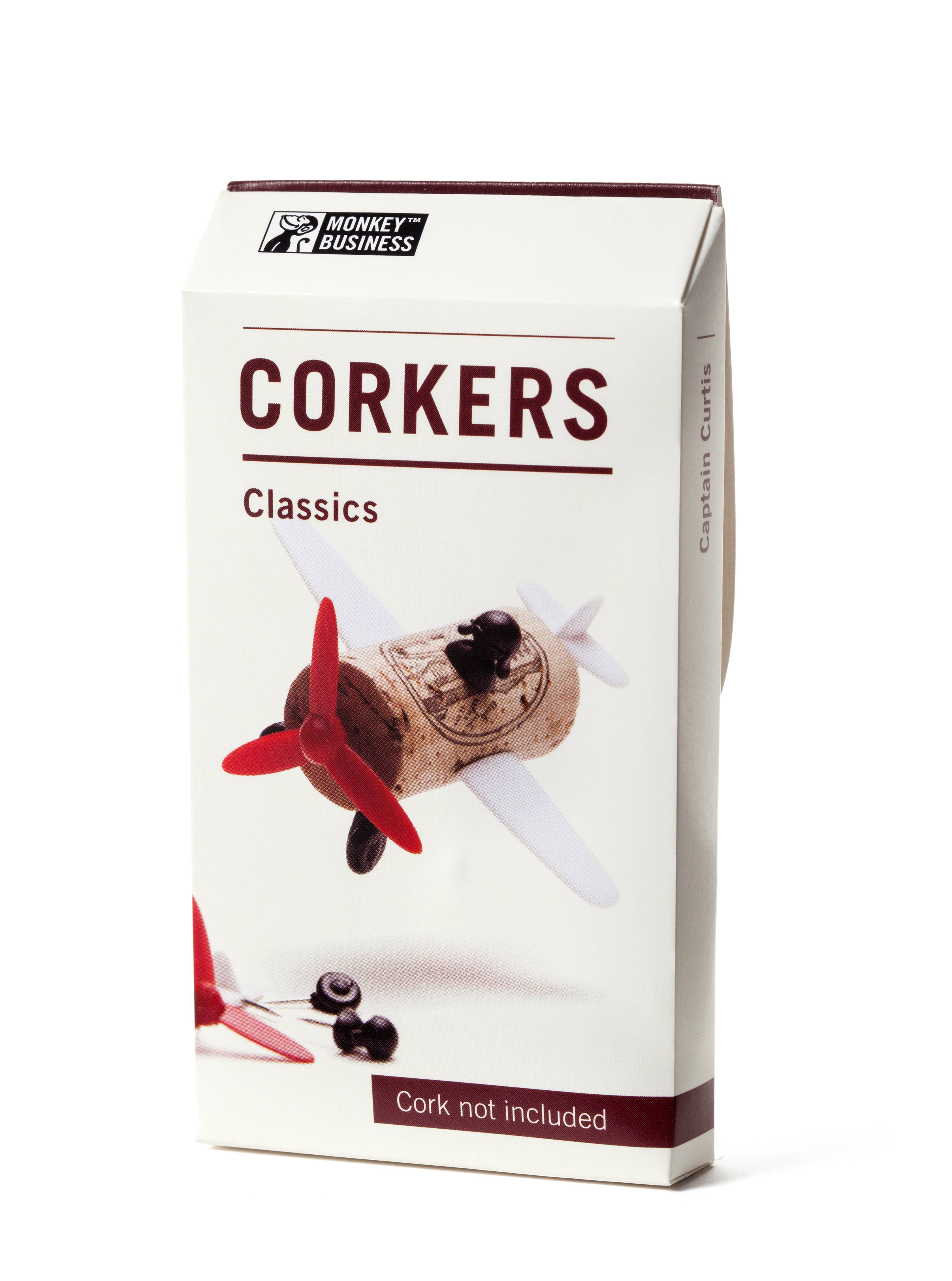 Monkey Business Design USA LLC - Vente Bouchon de vin - Figurines pour amateurs de vin | Jouets classiques Corkers11