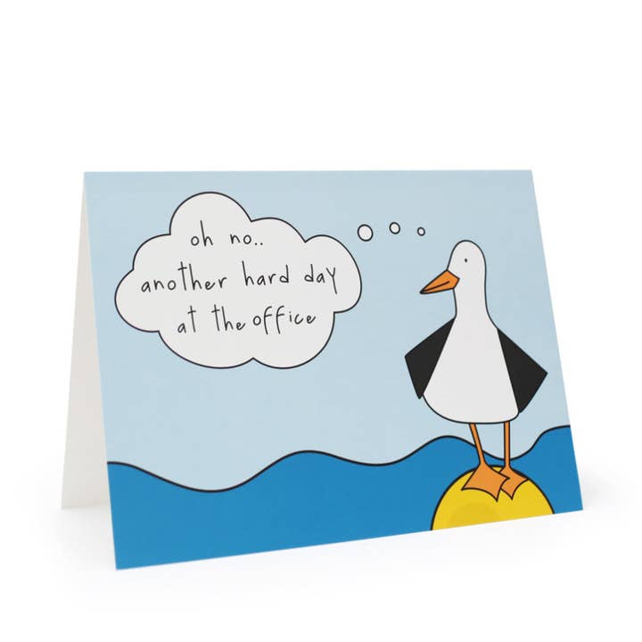 Tarjeta de felicitación Hard Day At The Office para venta al por mayor de Gone Crabbing