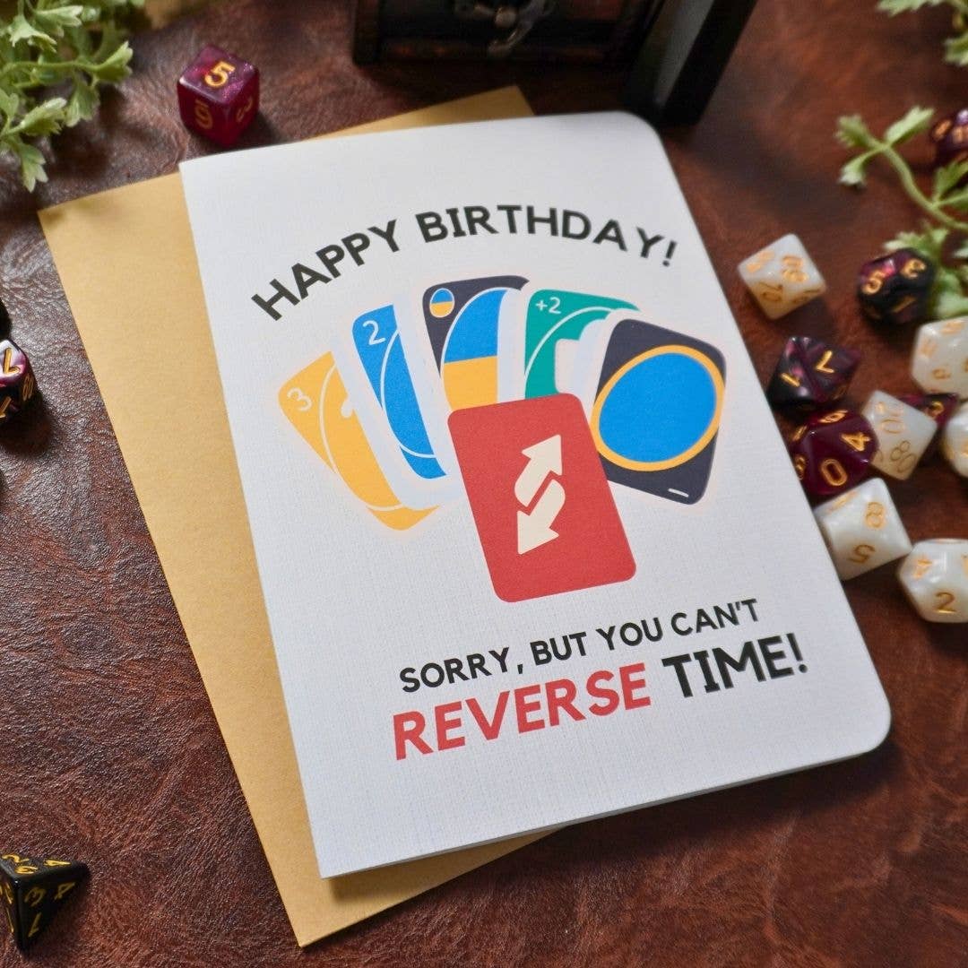 Minva Tabletop Design Co - Wholesale Birthday Card - Board Game UNO Birthday Card2