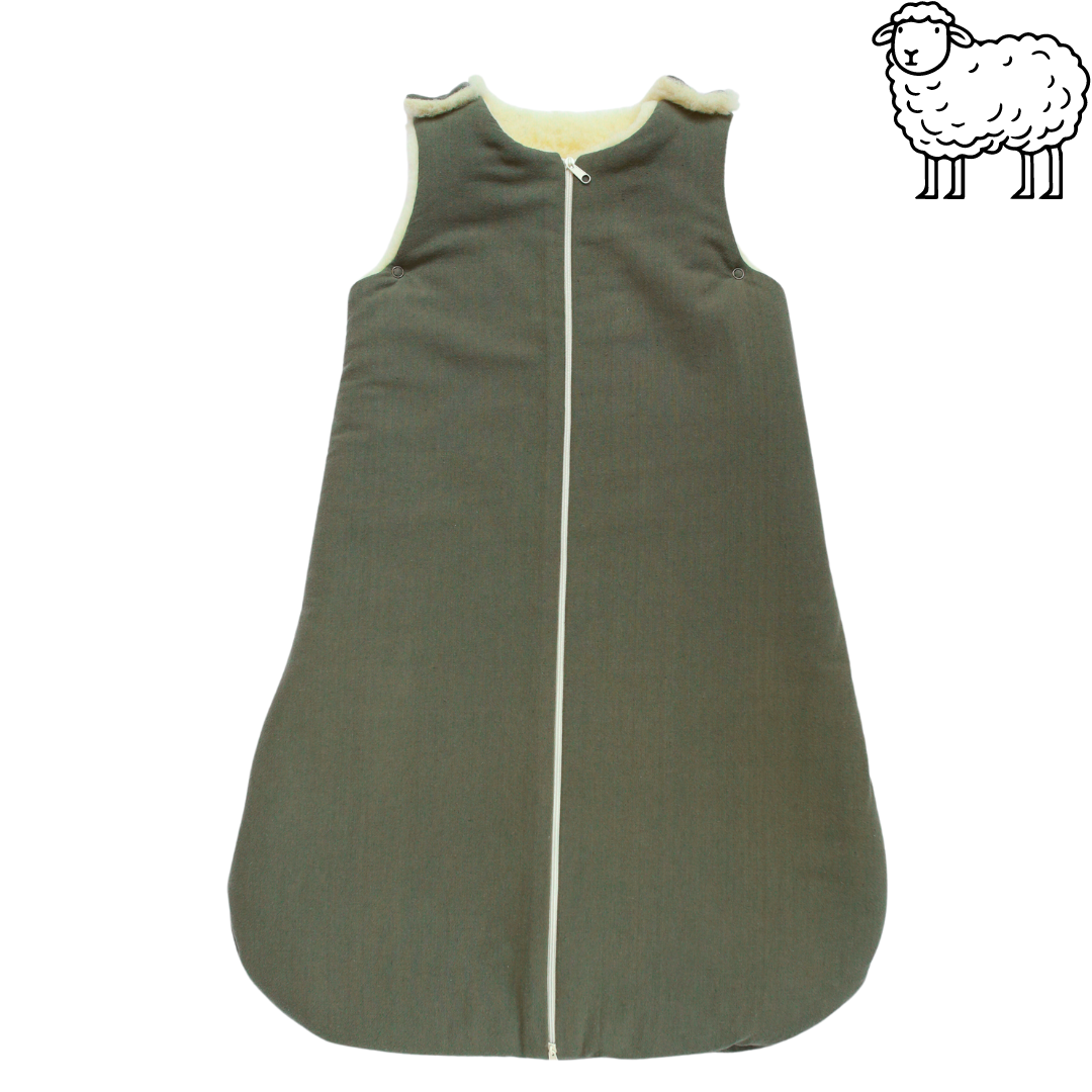 Babyly - Wholesale Sleepsack - Baby - Natural baby sleeping bag – Wool - S/M Sheep wool5