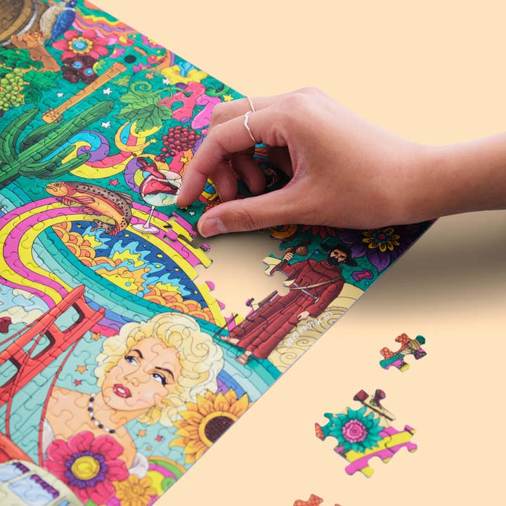 Water & Wines US - Wholesale Puzzle - Adult - California Wine Puzzle3