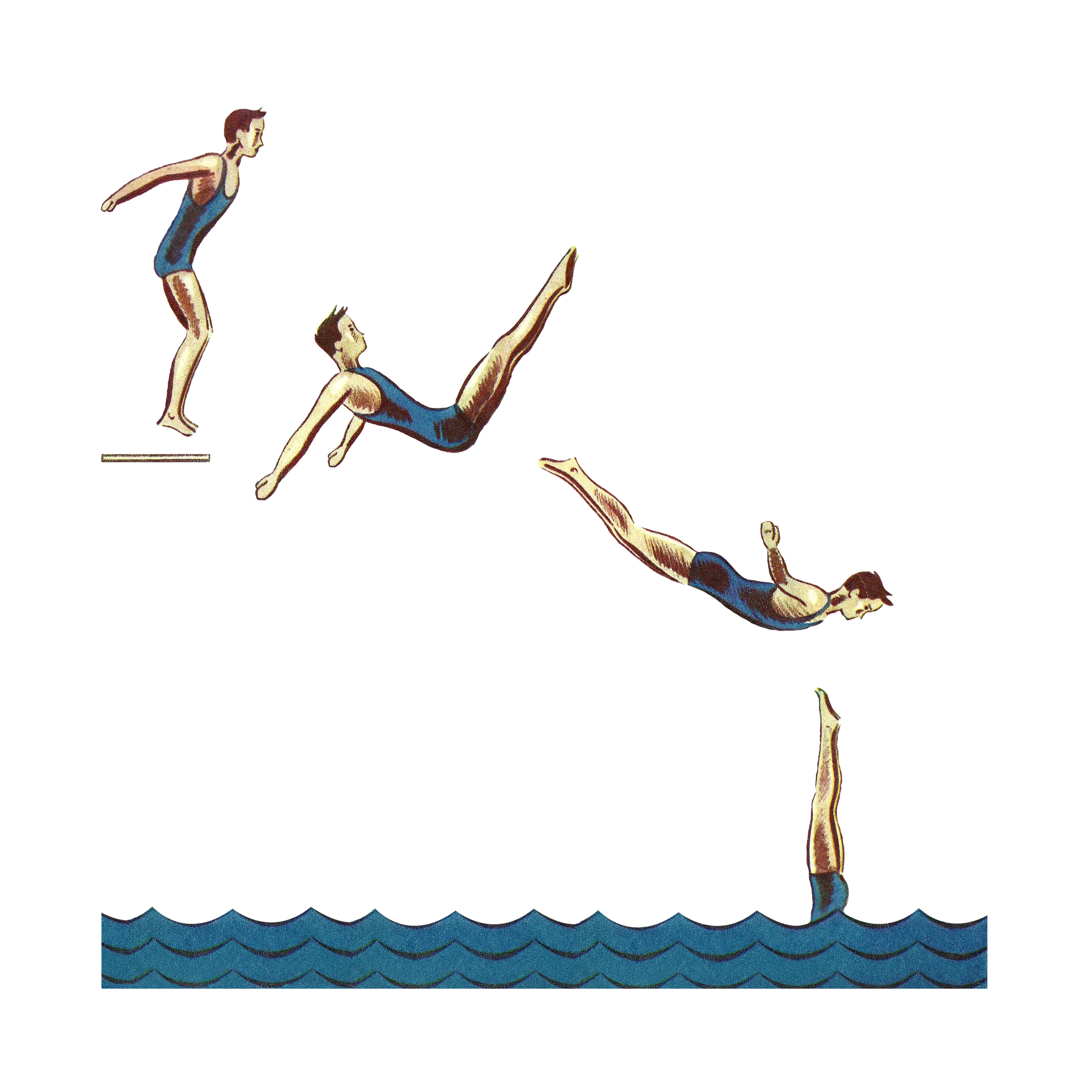 Ox Bow Decor - Wholesale Hand Towel - Nautical/ Back Jack Knife Dive Oatmeal Hand Towel0