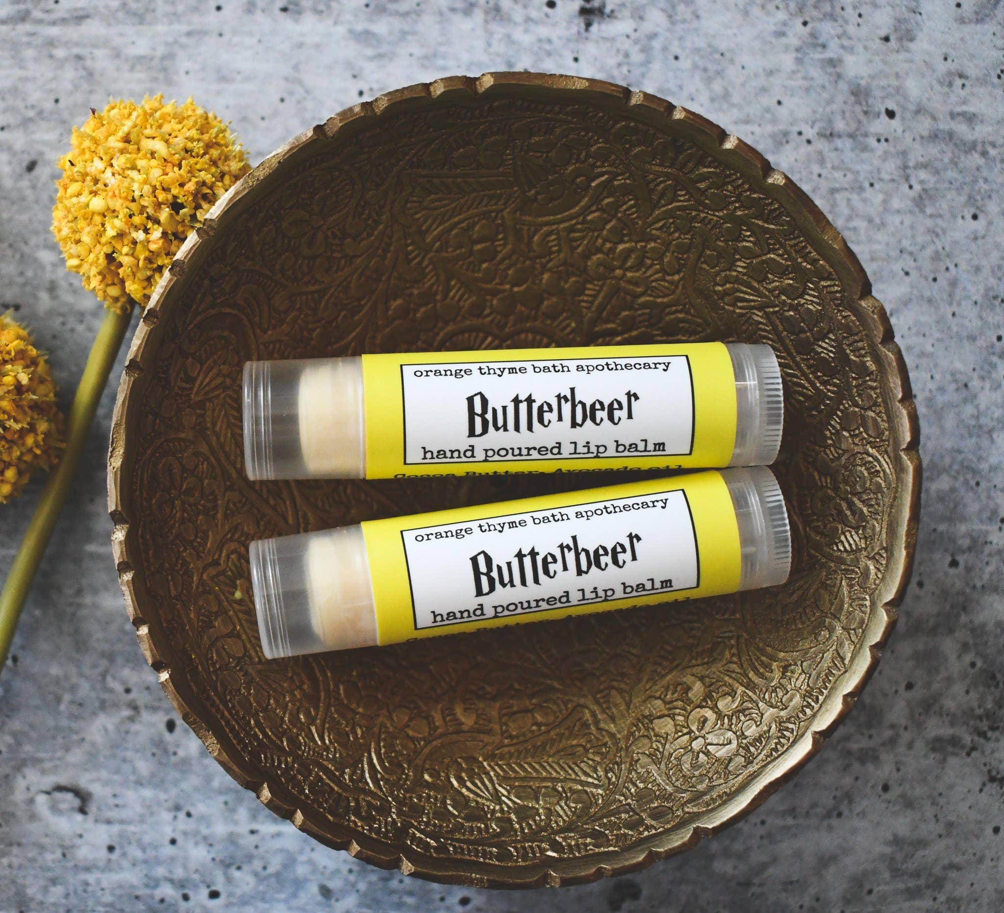 Orange Thyme Bath Apothecary - Wholesale Lip Balm - Butterbeer (Butterscotch) Lip Balm