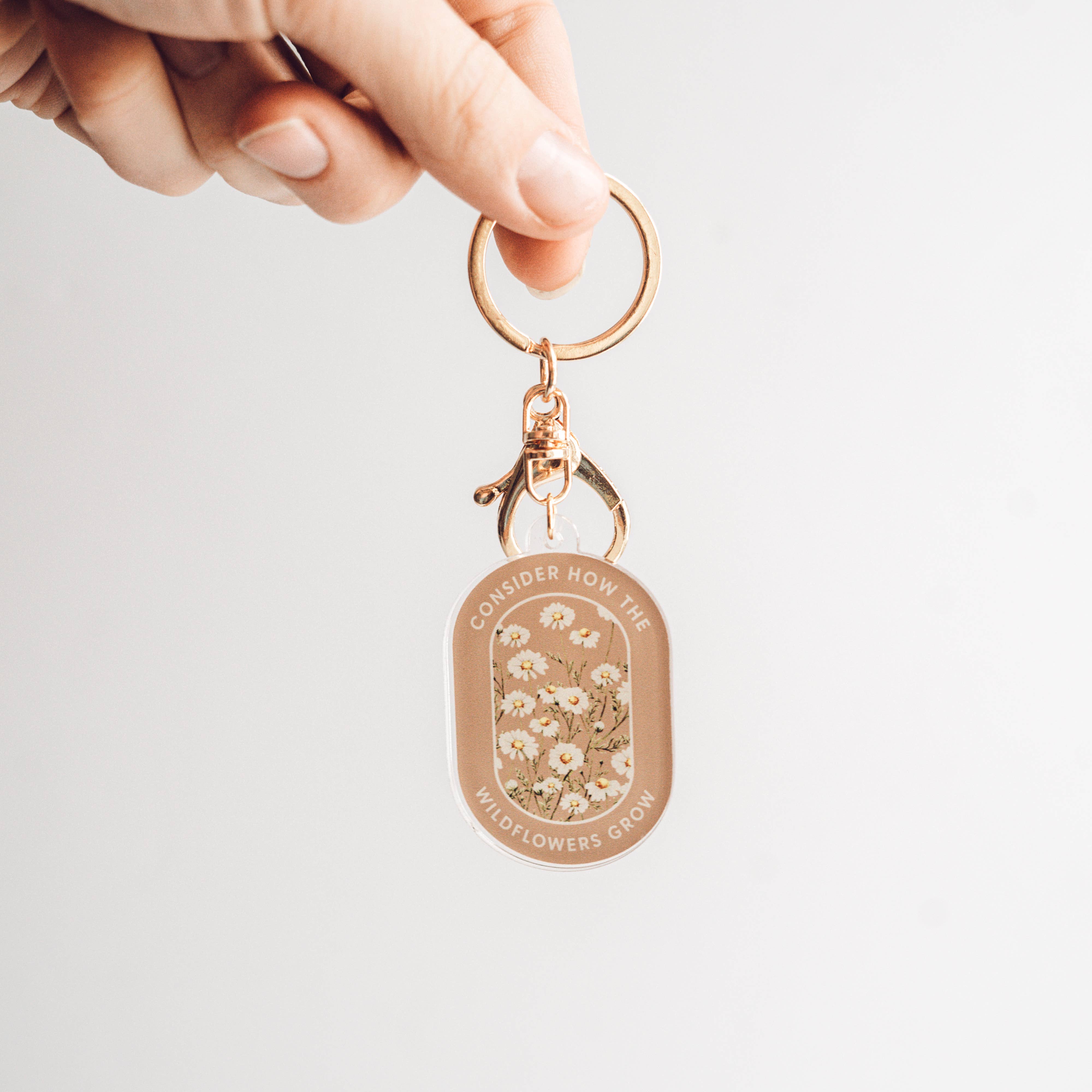 Jo Creative Co - Wholesale Keychain - Women's - Consider the Wildflowers Keychain5