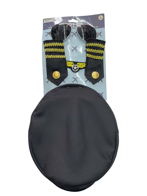 KBW Global Corp. - Wholesale Costume - Unisex - Pilot Dress Up Kit0