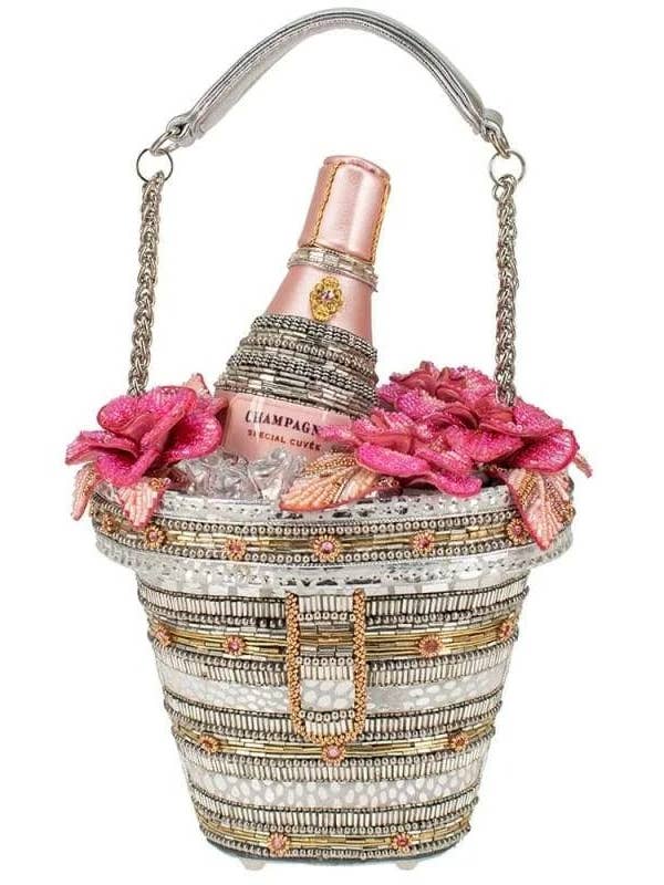 Champagne on Ice Beaded Bottle and Bucket Top-Handle Bag and other Purchase Wholesale sequin top with champagne bottle. Free Returns & Net 60 Terms on Faire trending on Faire.