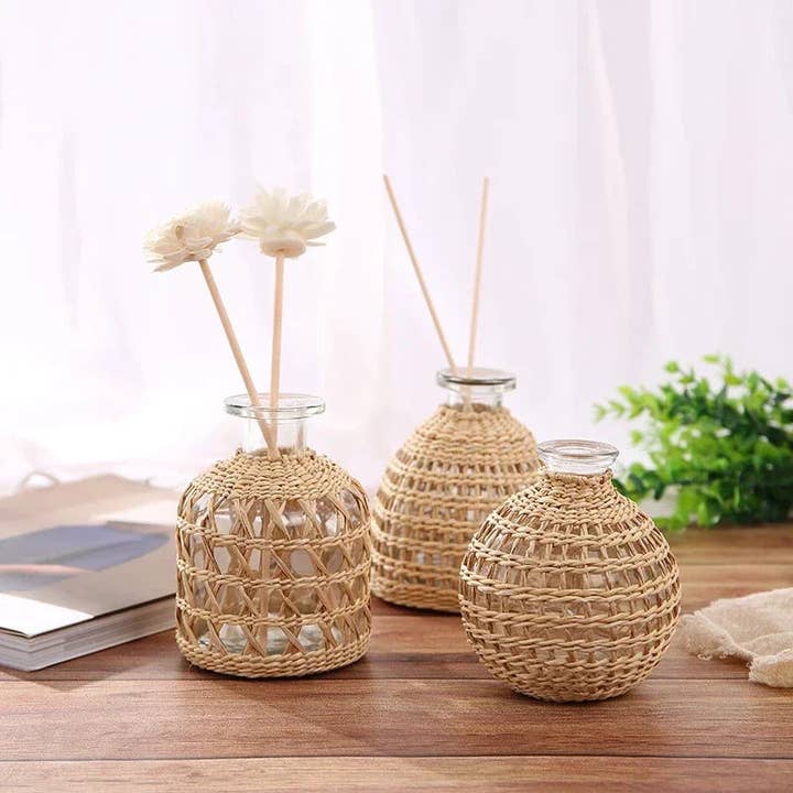 Kiyo Home - Wholesale Vase - Rattan Vases