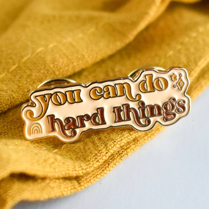 Épingle Do Hard Things pour la vente par Kyn You Believe It