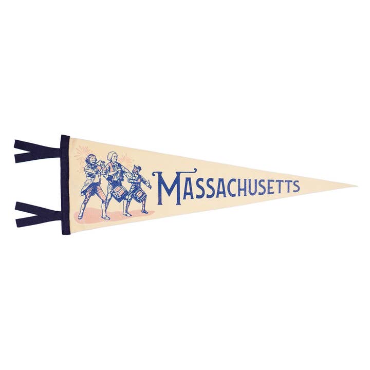 Massachusetts Pennant for wholesale by Oxford Pennant
