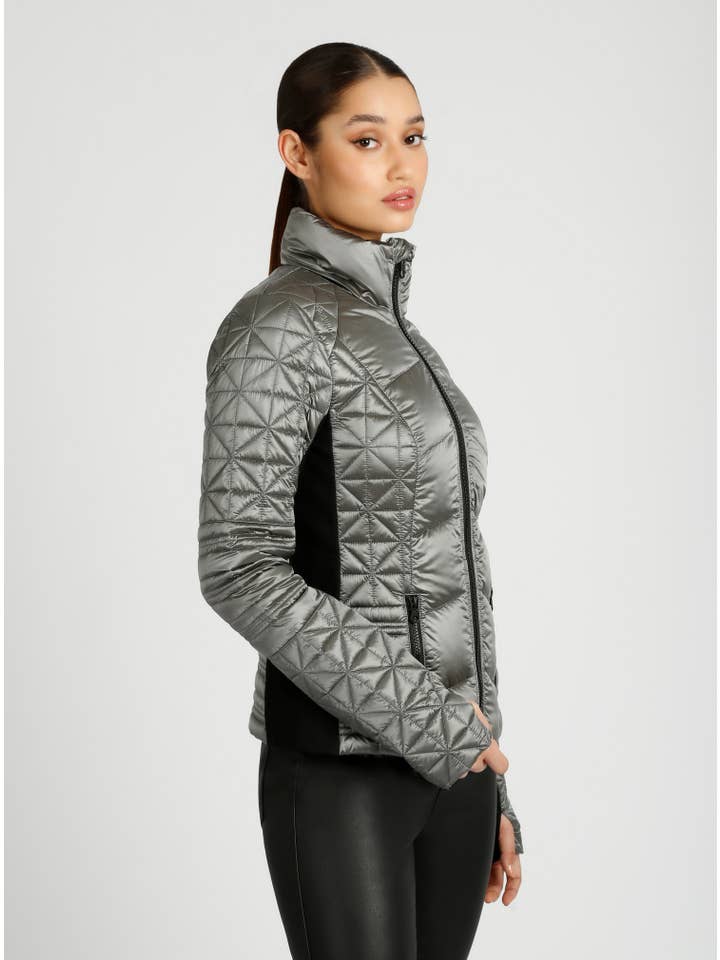 Blanc Noir - Wholesale Puffer Jacket - Women's - Lightweight Down Filled Packable Puffer JLS/NB34