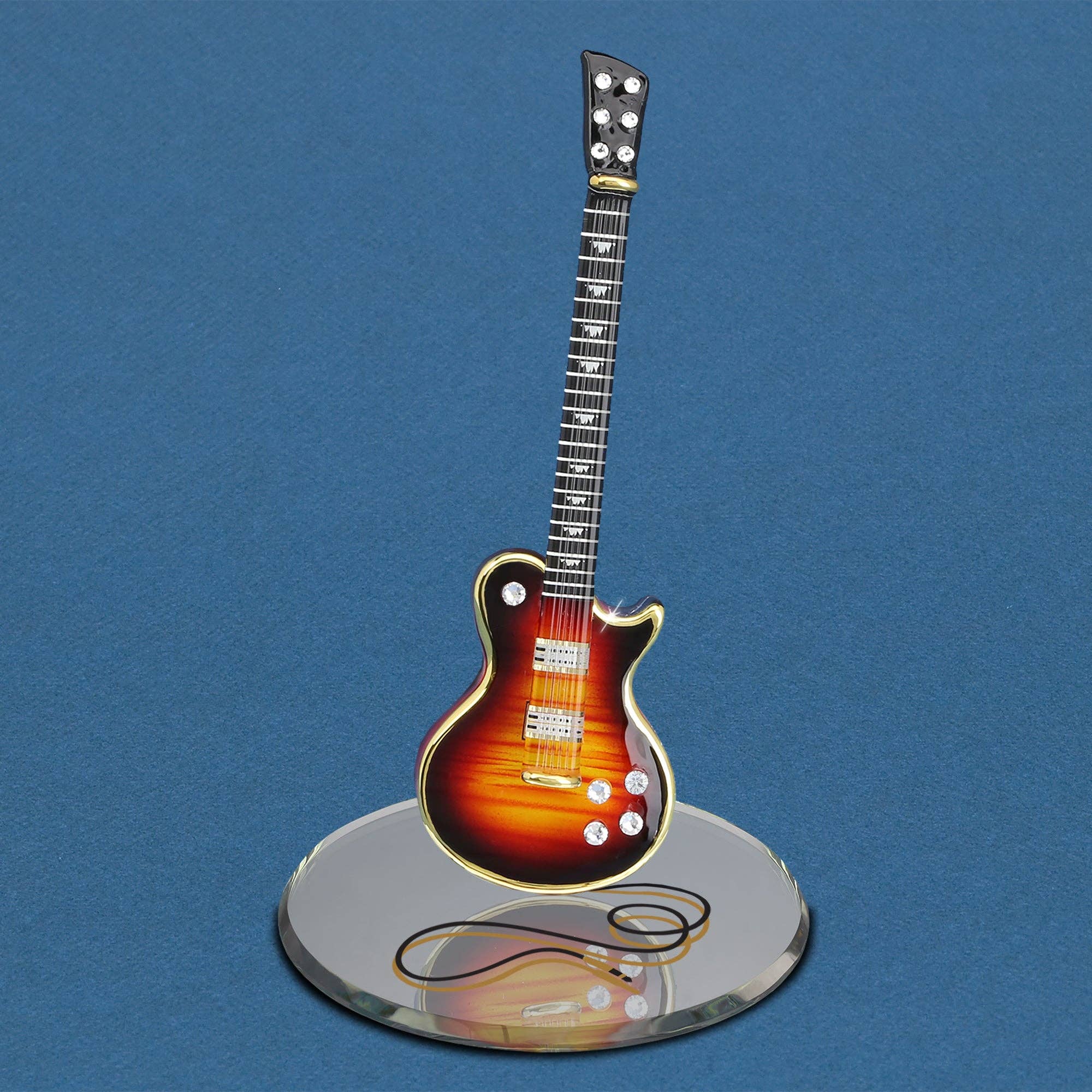 Glass Baron - Wholesale Decorative Tabletop Object - U2 640-TB: Classic Tobacco Burst Guitar0