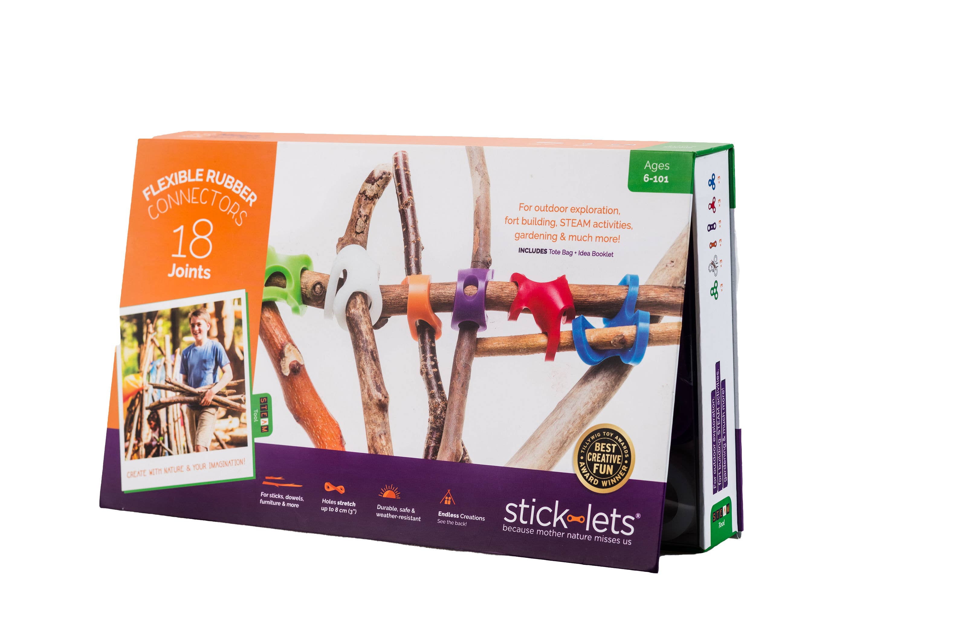 STICK-LETS® - Wholesale Building Set - Kids - 18-Piece Mega Fort Set1