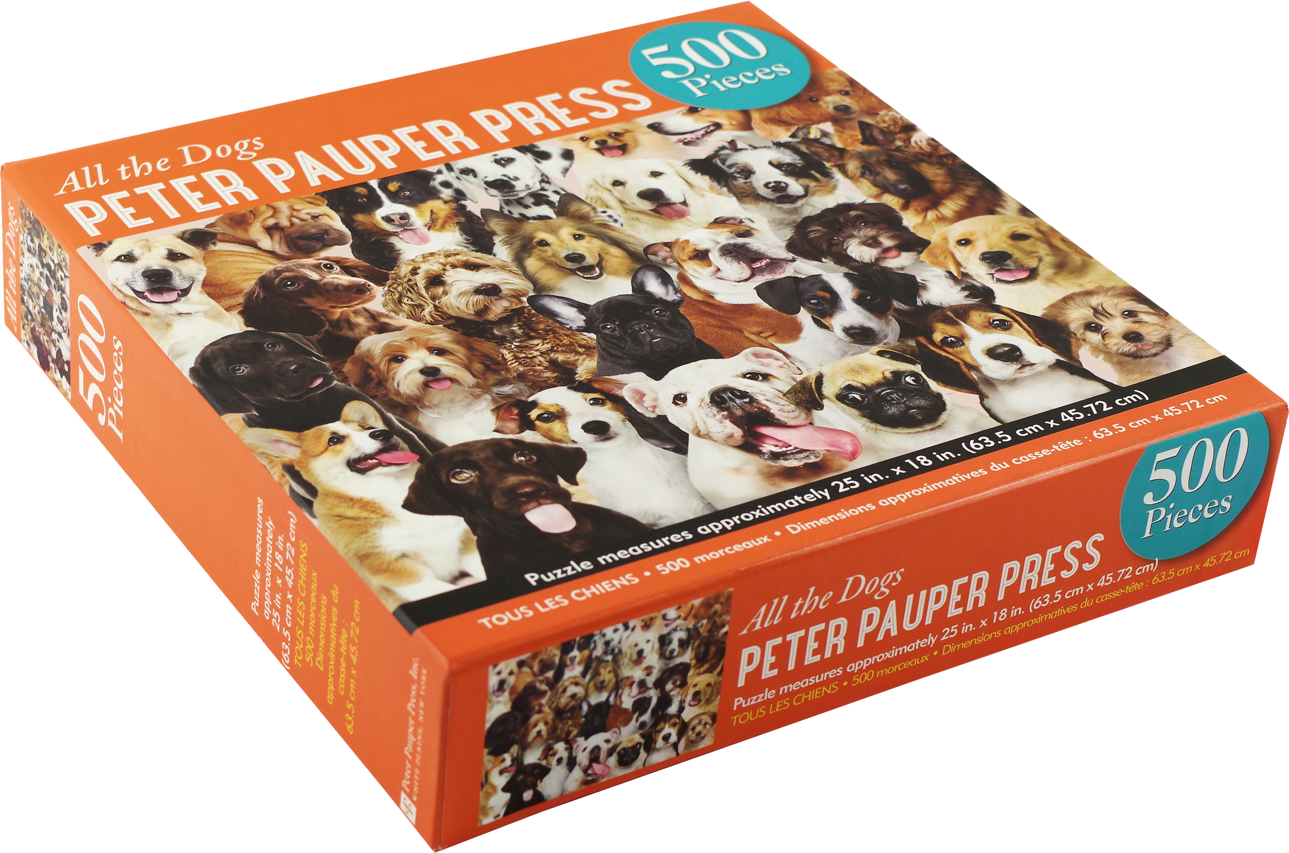 Peter Pauper Press - Wholesale Puzzle - Adult - All the Dogs 500 Piece Jigsaw Puzzle2