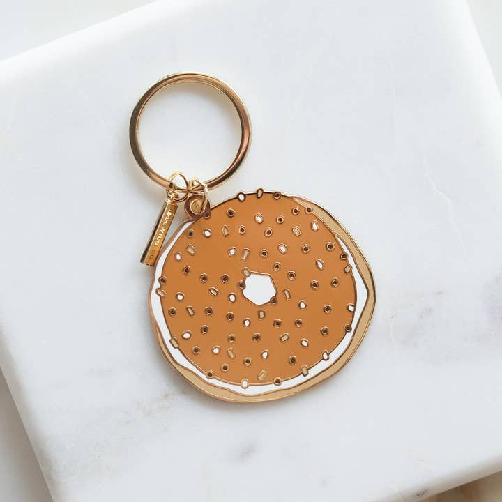 Idlewild Co. - Wholesale Keychain - Women's - Bagel Enamel Keychain