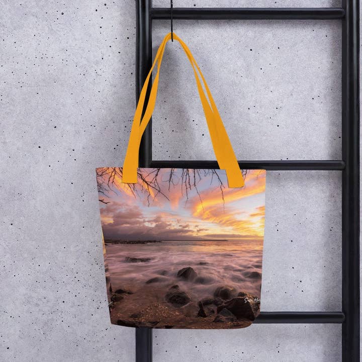 Kleine Tragetasche - Kawaihae Escape für den Großhandel von Sara Marie Hawai'i