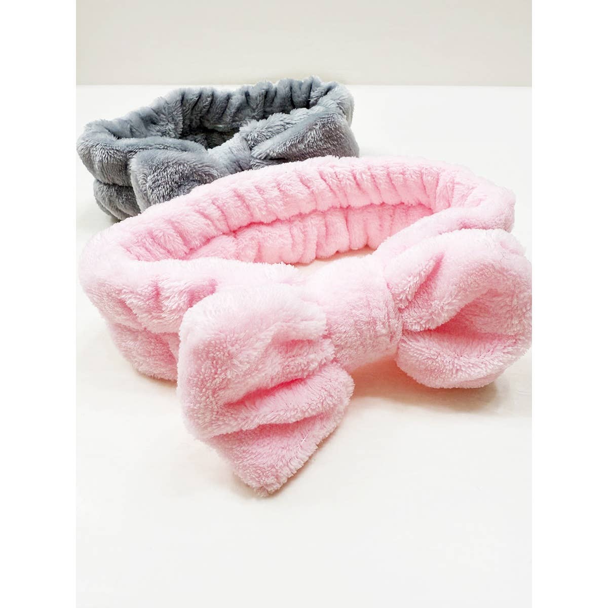 MIX COLOR Soft Tone Solid Everyday Facial Spa Headband for wholesale on Faire1