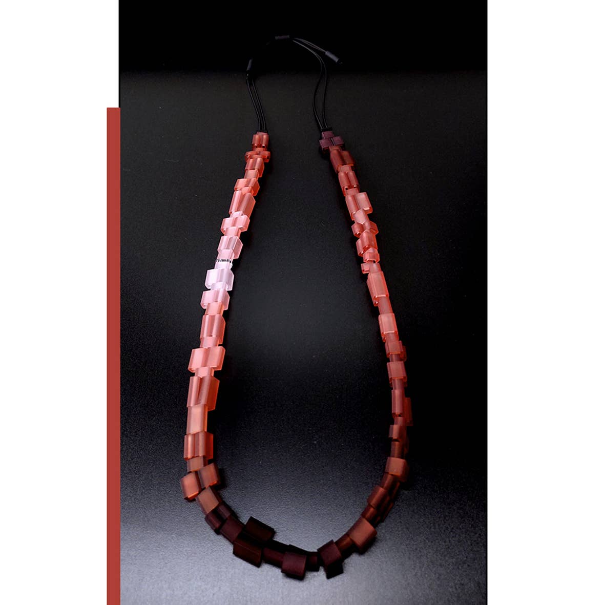ALEX+SVET - Wholesale Beaded/Pearl Necklace - YALTA hand-dyed rubber long necklace INFINITE line2