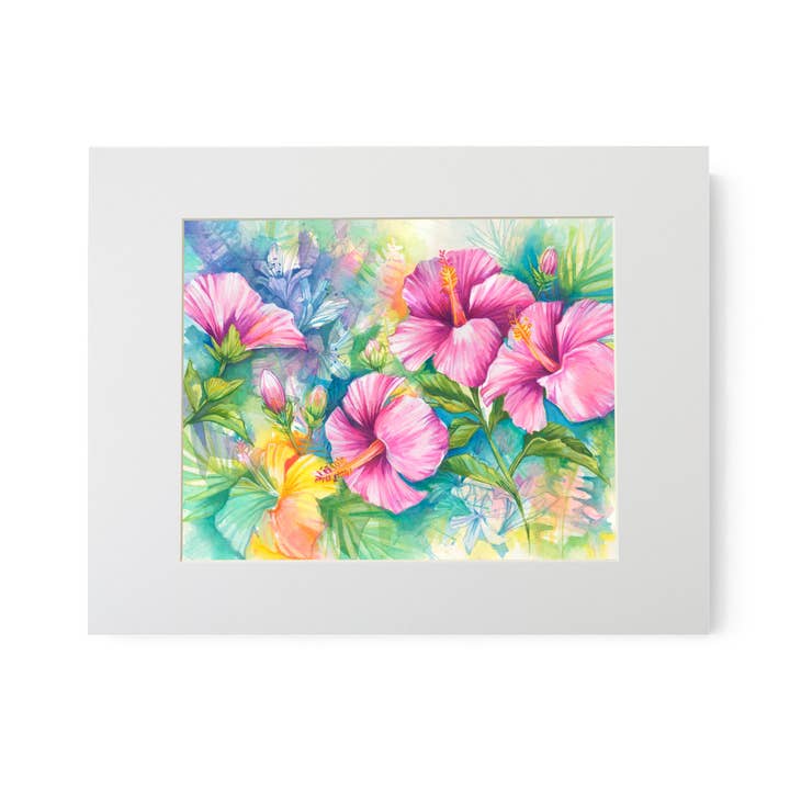 Hibiscus Dream Print for wholesale by Lauren Roth Art