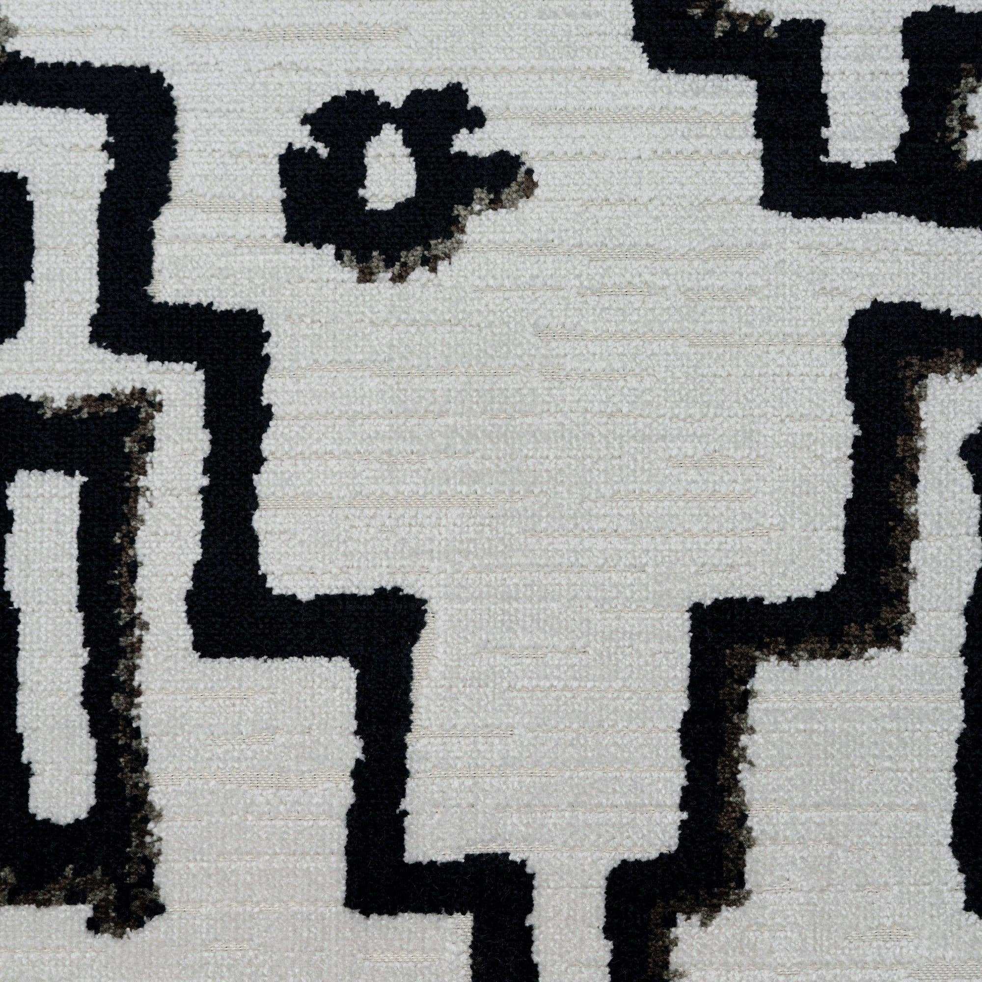 Top Fabric - Wholesale Fabric - VENTURO - GEOMETRIC PATTERN CUT VELVET UPHOLSTERY FABRIC BY THE YARD IN 14 COLORS6