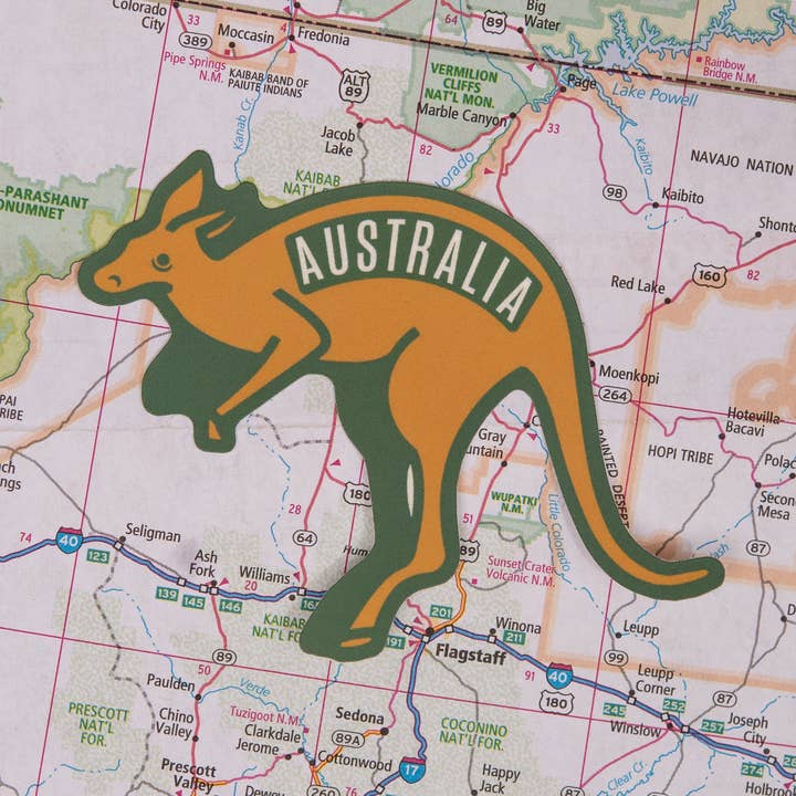 Autocollant Australie pour la vente par Vagabond Heart