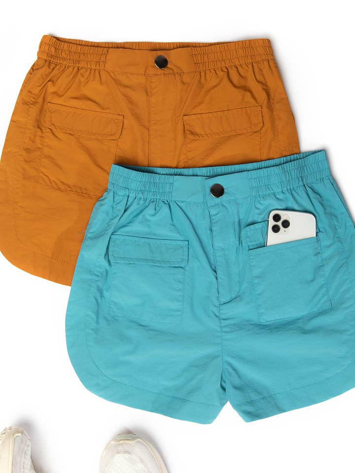 VERY J - Wholesale Athletic Shorts - Women's - NP70131-High Waisted Active Shorts