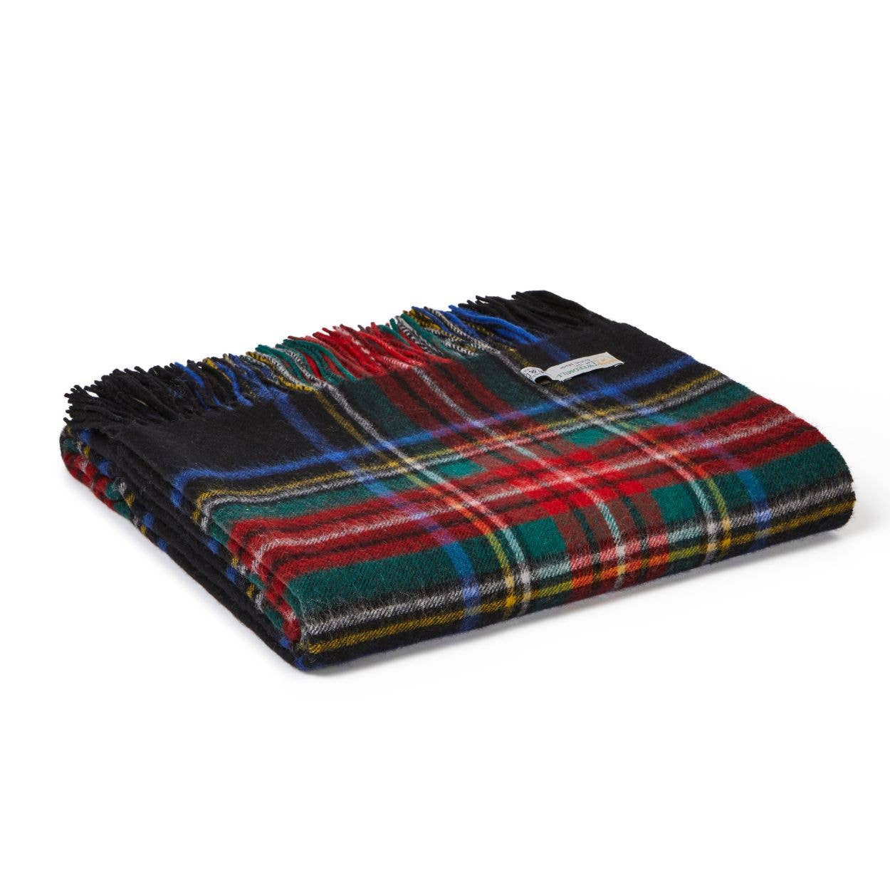 Tweedmill Textiles – Engroshandel Tæppe – Lambswool tartanplaid0