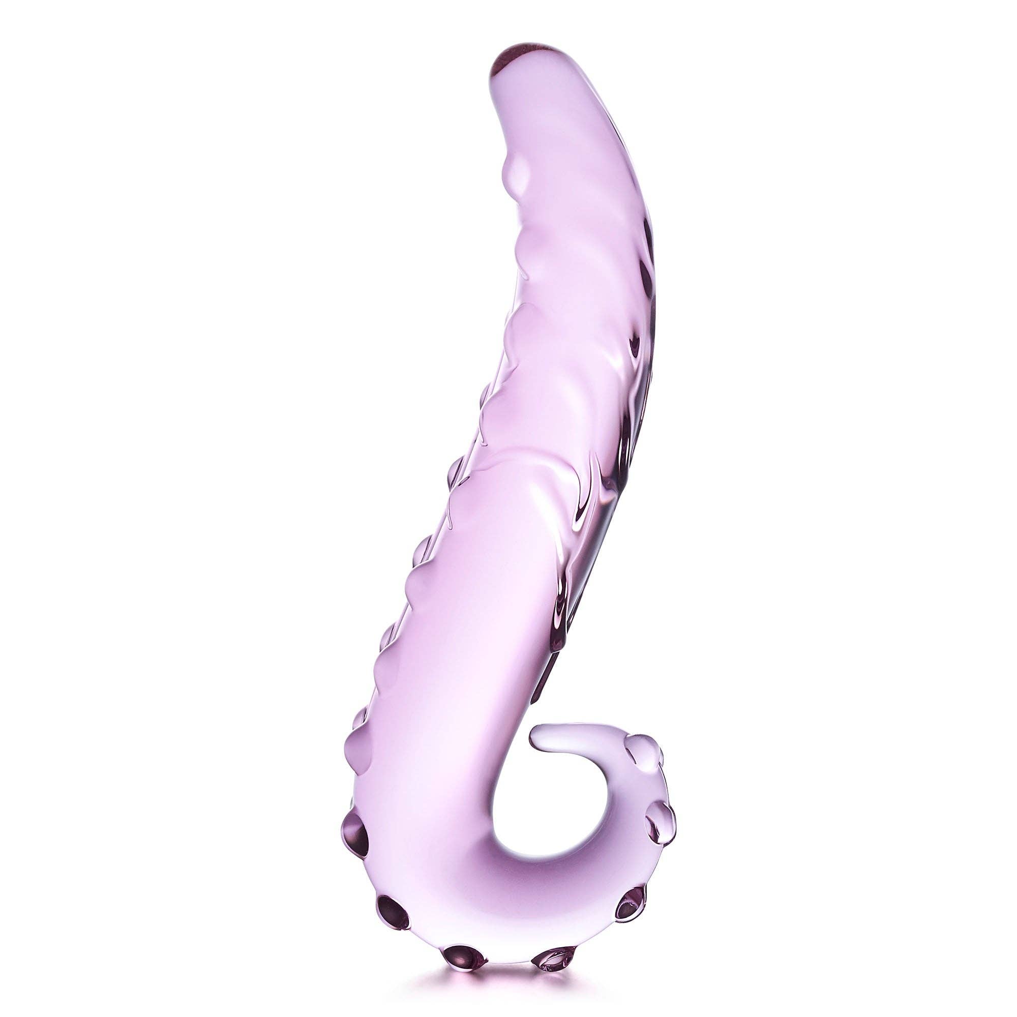 Lux Fetish Store - Wholesale Sex Toy - 6" Lick-it Glass Dildo0