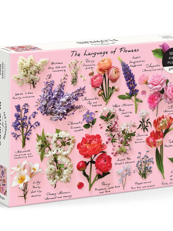Language of Flowers 1000 Piece Puzzle for wholesale by Chronicle Books