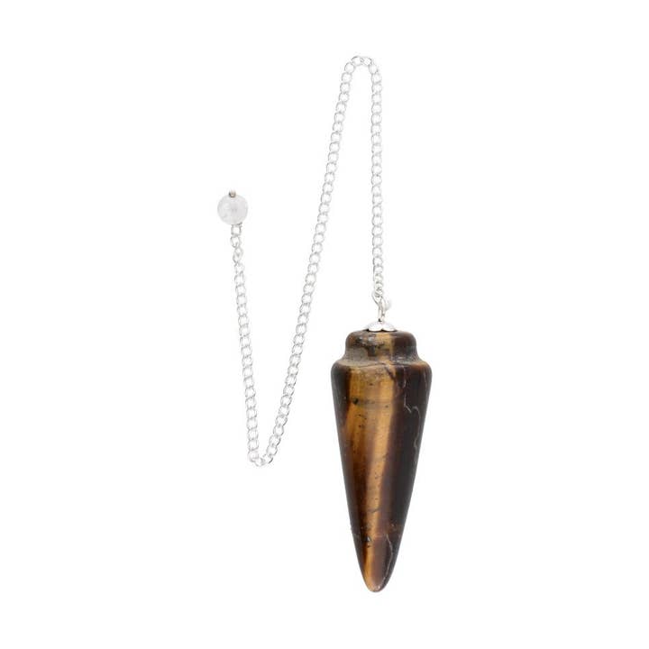 Tiger's Eye Drop Pendulum (GOT2) for wholesale by Vives de la Cortada S.L