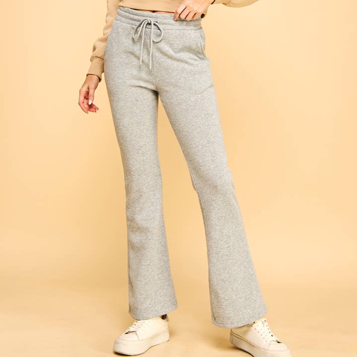 4th of july FLEECE BOOTCUT PANTS JOGGER SWEATPANTS-F75776 for wholesale by FREEZIA